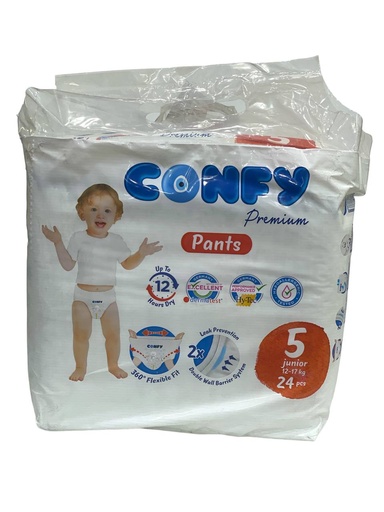 Confy Pants Diapers No.5 - 24Pcs