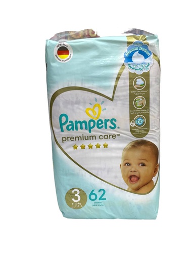 Pampers Diapers No.3 - 62Pcs