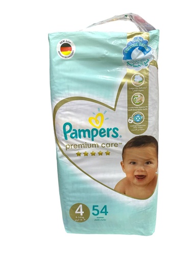 Pampers Diapers No.4 - 54Pcs