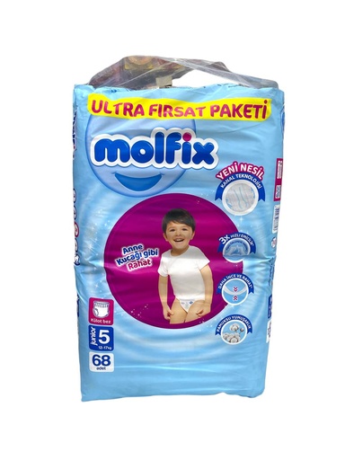 Molfix Pants Diapers No.5 - 68Pcs