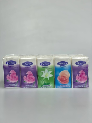 Flowers Pocket Wipes 10 Wipes*10