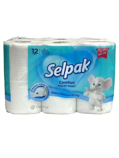 Selpak Toilet Paper 12 Rolls