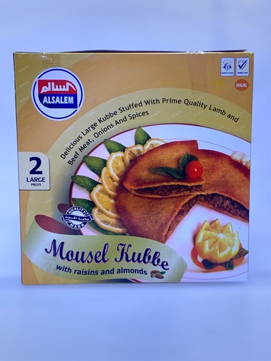 Alsalem Mousel Kubbe With Raisins And Almonds 2Pcs 500g