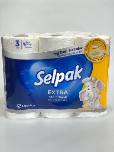 Selpak Kitchen Wipes 3 Rolls