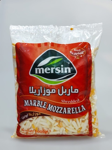 Mersin Marble Mozzarella Shredded 1Kg