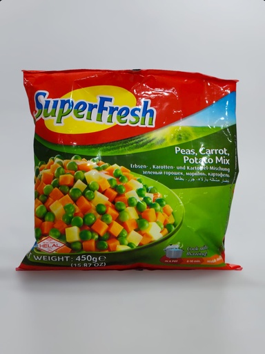 Super Fresh Peas Carrot Potato Mix 450g