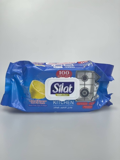 Silat Kitchen Cleaning Wipes 100Pcs