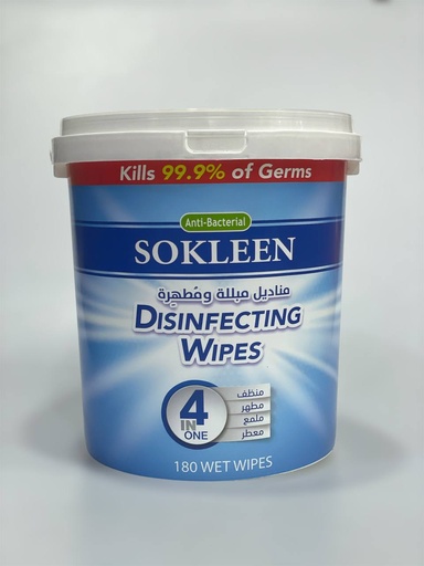 Sokleen Wet Wipes 180Pcs