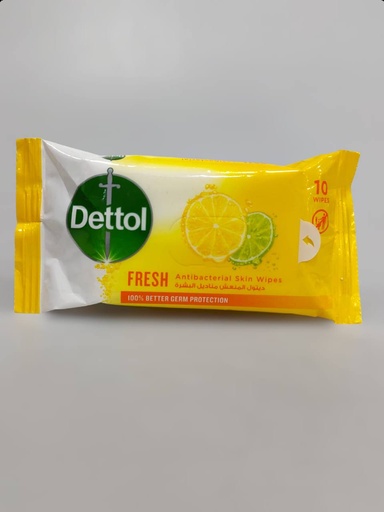 Dettol Anti-Bacterial Wet Wipes 10Pcs