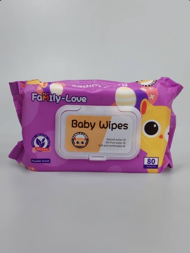 Family Love Baby Wet Wipes 80Pcs