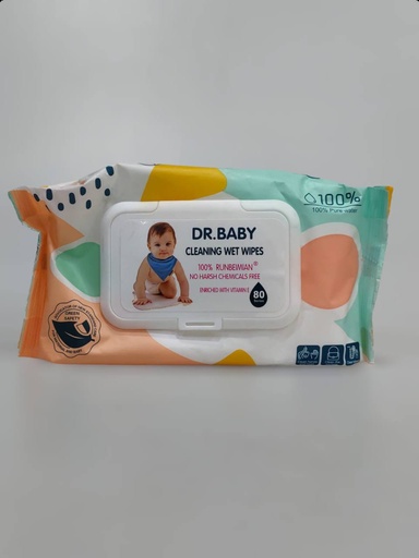 Dr. Baby Baby Wet Wipes 80Pcs