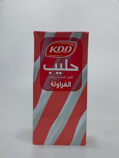 KDD Strawberry Low Fat Milk 1L