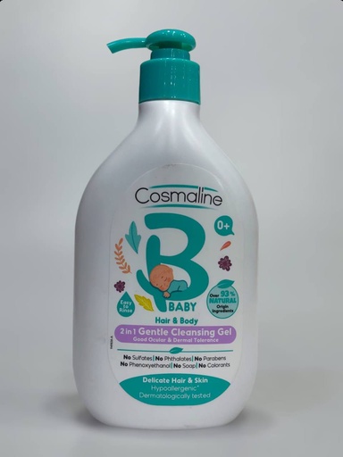 Cosmaline Baby Hair & Body Shampoo 500mL