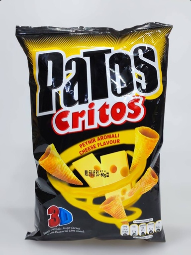 Patos Rolls Chips Cheese 60g