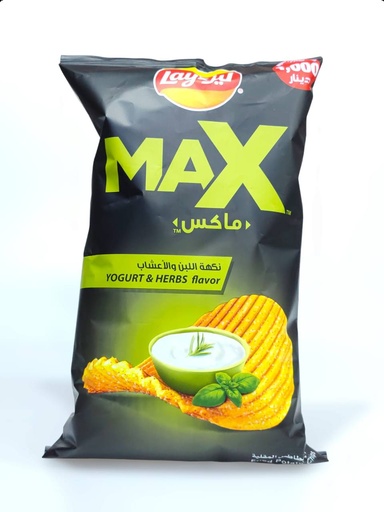 چیپس ليز ماکس  ماست و گیا 80g