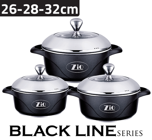 Zio Set Cookpot Black Line Z-8000-32