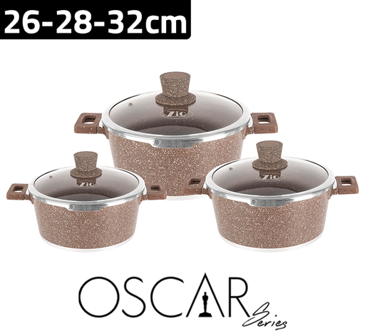 Zio Cooking pot set Granit Z-8200-32