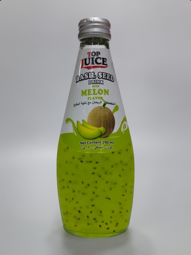 Top Juice Basil Seed Drink With Melon 290ml