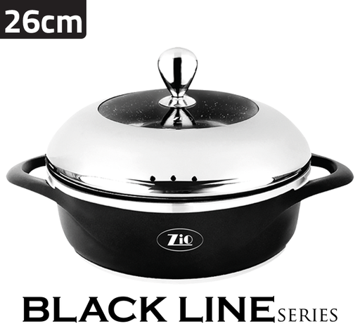 Zio Low Cookpot Black Line z-8002-26