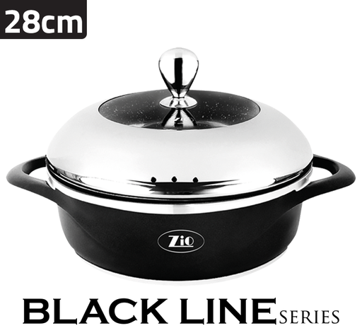 Zio Low Cookpot Black Line z-8002-28