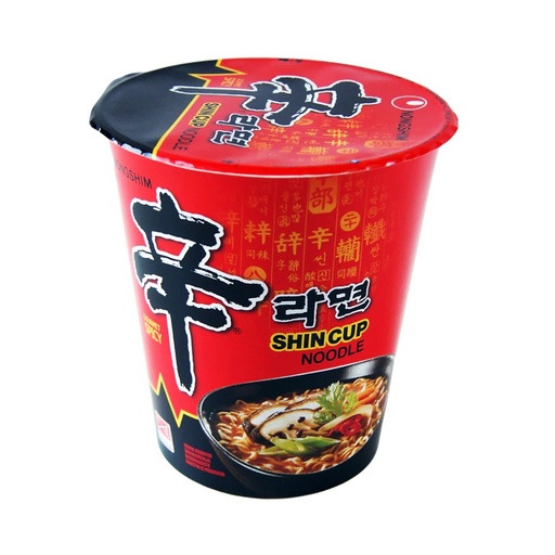 Shin Cup Noodle Soup Gourmet Spicy Nongshim 68 g