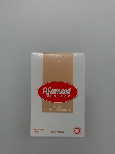 Al Ameed Coffee Light Without Cardamom 225g