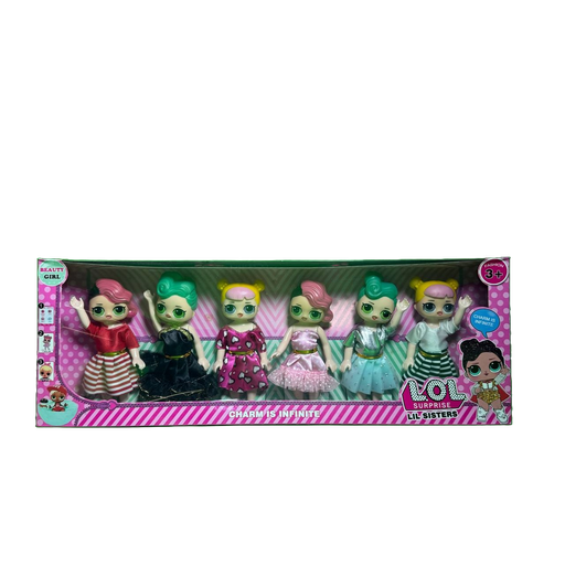 doll  6pcs no-866