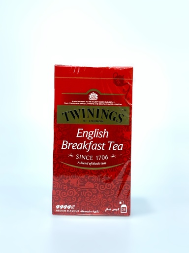 Twinings Of London English Breakfast Tea 25 Tea Bags