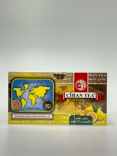 Cihan Green Tea And Lemon And Ginger 25 Tea Bags