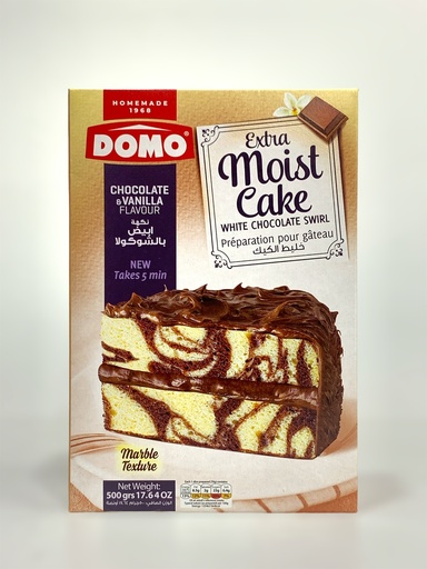 Domo Extra Moist Cake Chocolate And Vanilla 500g