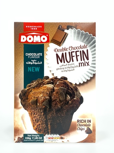 Domo Double Chocolate Muffin Mix 336g