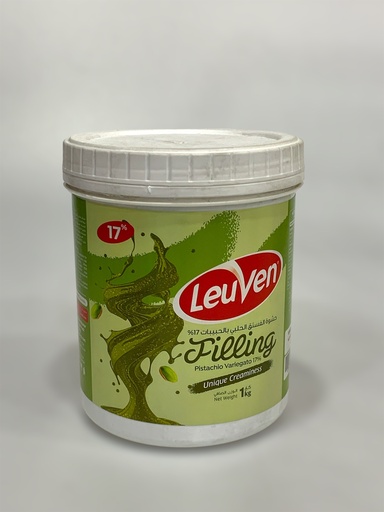 Leuven Pistachio Filling With Granules 17% 1Kg