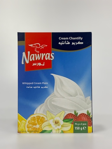 Nawras Whipped Cream Plain  2*75g