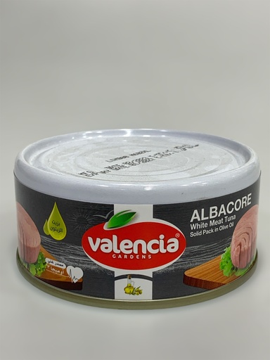 Valencia Albacore White Meat Tuna Solid Pack In Olive Oil 170g