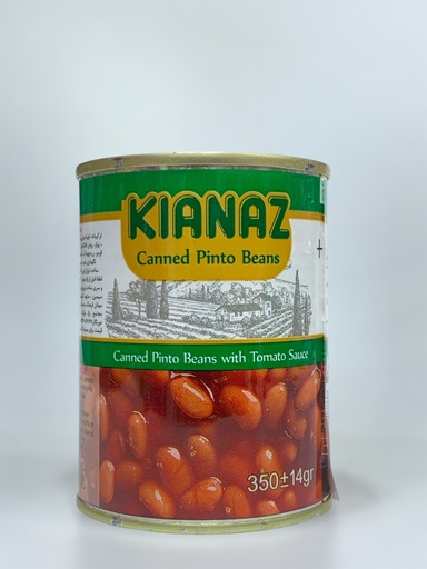 Kianaz Canned Pinto Beans With Tomato Sauce 350g