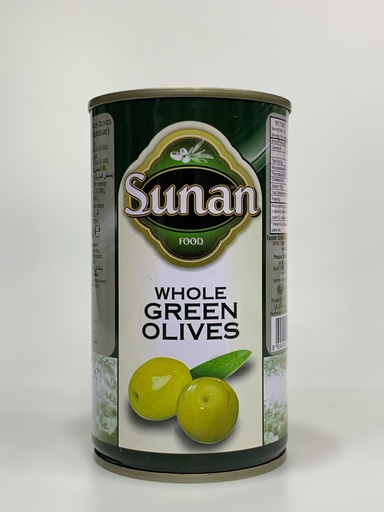 Sunan Whole Green Olives 370g