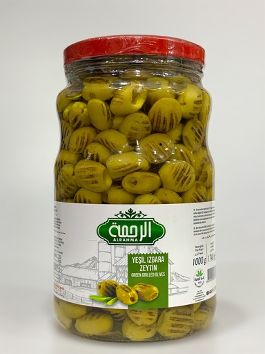 Al Rahma Green Grilled Olives 1740g