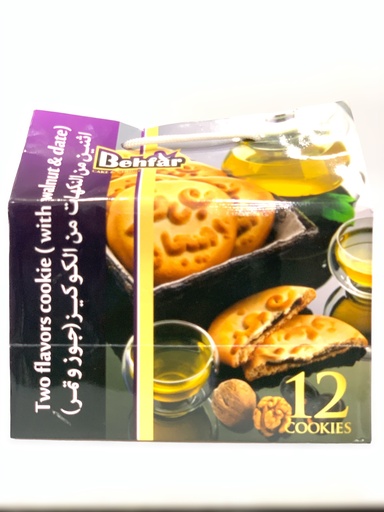 Behfar Two Flavors Cookie (With Walnut And Date) 550g