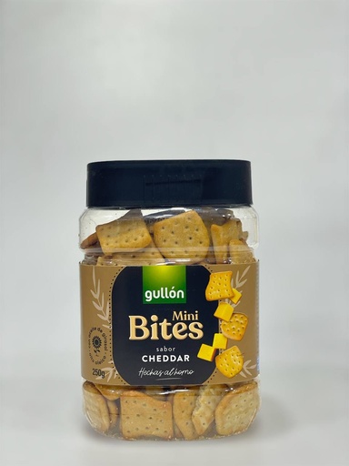 Gullon Mini Bites Sabor Cheddar 250g