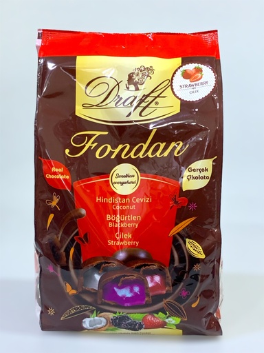 Draft Fondan Coconut And Blackberry And Strawberry 1Kg