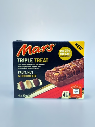 Mars Triple Treat Fruit And Nut And Chocolate 4*32g