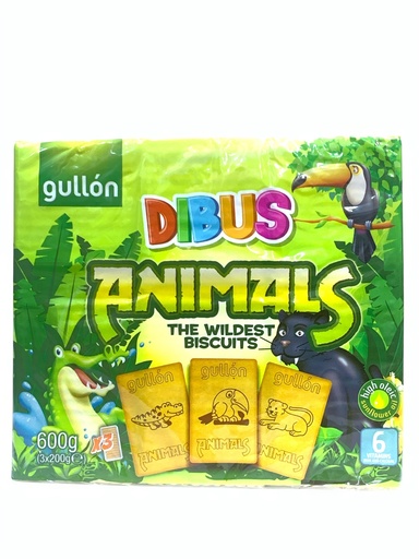 Gullon Dibus Animalz The Wildest Biscuits 3*200g 600g