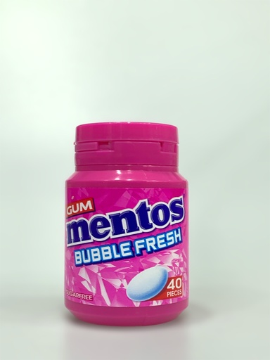 Mentos Gum Bubble Fresh Sugar Free 40 Pieces