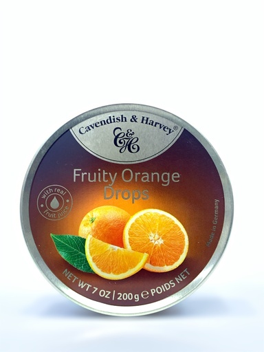 Cavendish And Harvey Fruity Orange Drops 200g