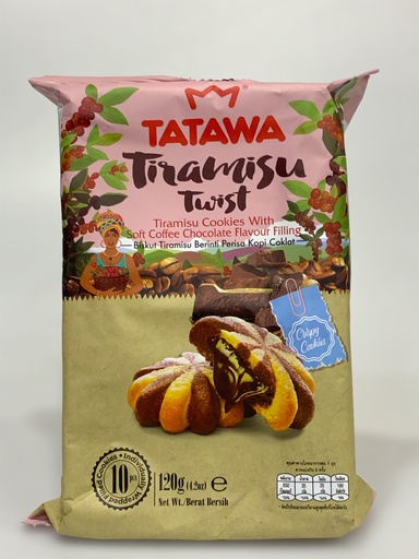 Tatawa Tiramisu Twist Cookies 120g