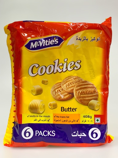 Mcvities Cookies Butter 408g