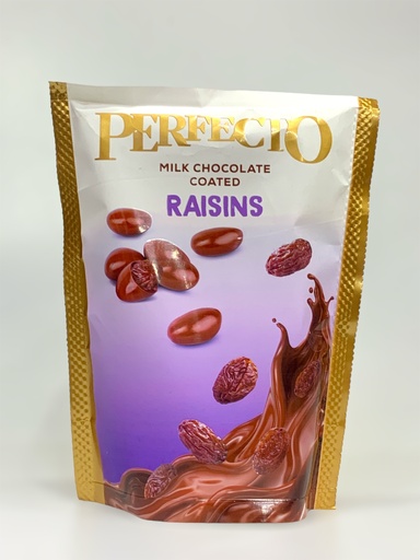 Perfecto Milk Chocolate Coated Raisins 60g